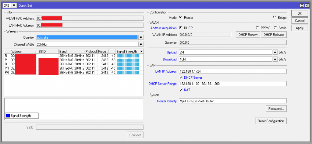 Настройка mikrotik cpe wifi